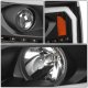 Chevy Silverado 2007-2013 Black Projector Headlights LED DRL Signals N3