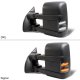 Ford F250 Super Duty 2008-2016 Towing Mirrors Smoked Switchback LED DRL Signal Lights