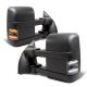 Ford F350 Super Duty 2008-2016 Towing Mirrors Smoked Switchback LED DRL Signal Lights