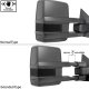 Chevy Avalanche 2003-2005 Power Folding Tow Mirrors Smoked Switchback LED DRL Sequential Signal