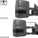 Toyota Tundra 2007-2021 Power Folding Tow Mirrors Smoked Switchback LED DRL Sequential Signal