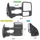Ford F450 Super Duty 2008-2016 Tow Mirrors Switchback LED Sequential Signal