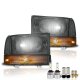 Ford F450 1999-2004 Smoked LED Headlight Bulbs Set Complete Kit