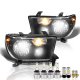 Toyota Sequoia 2008-2013 Black LED Headlight Bulbs Set Complete Kit