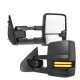 Dodge Ram 2500 2010-2018 Tow Mirrors Smoked LED DRL Power Heated