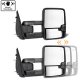 Dodge Ram 2500 2010-2018 Chrome Tow Mirrors Smoked Switchback LED DRL Sequential Signal