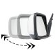 Dodge Ram 1500 2009-2012 Chrome Power Folding Side Mirrors Smoked LED Signal