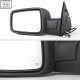 Dodge Ram 1500 2009-2012 Chrome Power Folding Side Mirrors Smoked LED Signal