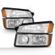 Chevy Avalanche 2002-2006 Body Cladding Headlights Set