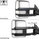 Dodge Ram 3500 2010-2018 Chrome Tow Mirrors Clear LED DRL Power Heated