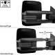 Dodge Ram 1500 2009-2018 Glossy Black Tow Mirrors Smoked LED DRL Power Heated