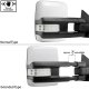 Dodge Ram 2500 2010-2018 White Tow Mirrors Clear LED Lights Power Heated