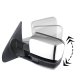 Toyota Sequoia 2008-2020 Chrome Power Folding Tow Mirrors Smoked LED Lights