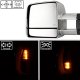Toyota Sequoia 2008-2020 Chrome Power Folding Tow Mirrors Smoked LED