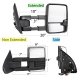 Ford F550 Super Duty 2008-2016 Chrome Tow Mirrors Smoked LED DRL Power Heated