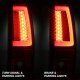 Chevy Silverado 1500HD 1999-2002 Red Smoked LED Tail Lights Tube