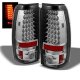 Chevy Silverado 3500 2001-2003 Chrome LED Tail Lights