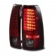 GMC Sierra 2500HD 1999-2006 Red Smoked LED Tail Lights