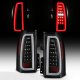 Chevy Suburban 2015-2020 Black Tube Full LED Tail Lights