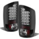 Dodge Ram 3500 2003-2006 Black LED Tail Lights