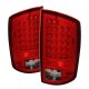 Dodge Ram 2002-2006 Red and Clear LED Tail Lights
