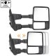 Ford F350 Super Duty 2008-2016 Chrome Tow Mirrors Smoked Switchback LED Sequential Signal