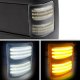 Ford F550 Super Duty 2003-2007 Chrome Tow Mirrors Switchback LED Sequential Signal