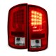 Dodge Ram 2002-2006 Red Clear LED Tail Lights