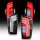 Toyota Tacoma 2016-2023 Black LED Tail Lights Sequential Tube Signal