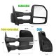 Ford F150 2015-2020 Glossy Black Towing Mirrors Power Heated LED Signal Puddle Lights