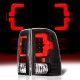 Dodge Ram 2009-2018 Black Custom LED Tail Lights Red Tube