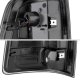 Dodge Ram 3500 2010-2018 Black Custom LED Tail Lights Red Tube