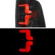 Dodge Ram 2500 2010-2018 Black Custom LED Tail Lights Red Tube