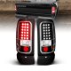 Dodge Ram 3500 1994-2002 LED Tail Lights Black