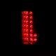 Nissan Frontier 2005-2021 LED Tail Lights Red and Smoked