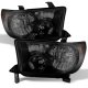 Toyota Sequoia 2008-2017 Black Smoke Euro Headlights