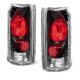 Ford F250 1997-1998 Black Custom Tail Lights
