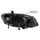 Honda Civic 2004-2005 Black LED DRL Projector Headlights