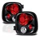 Chevy Silverado Stepside 1999-2004 Black Custom Tail Lights
