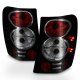Jeep Grand Cherokee 1999-2004 Black Smoked Altezza Tail Lights