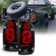 Toyota Tacoma 1995-2000 Black Altezza Tail Lights