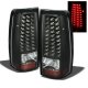 Chevy Silverado 1999-2002 Black LED Tail Lights