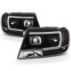 Jeep Grand Cherokee 1999-2004 Black Projector Headlights