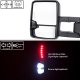 Chevy Suburban 2007-2014 Glossy Black Tow Mirrors Smoked Switchback LED DRL Sequential Signal