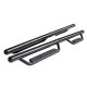 Chevy Silverado Crew Cab 2014-2018 Off Road Steps Nerf Bars Black Oval