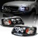 Ford F150 1997-2003 Black Halo Projector Headlights with LED