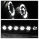 Ford F150 1997-2003 Black Halo Projector Headlights with LED