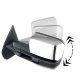 GMC Sierra 2500HD 2007-2014 Chrome Power Folding Tow Mirrors Smoked LED Lights