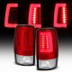 Chevy Tahoe 2000-2006 Red and Clear LED Tail Lights Tube