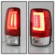 Chevy Tahoe 2000-2006 Red and Clear LED Tail Lights Tube